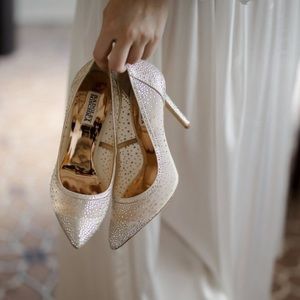 Badgley Mischka Rhinestone Shoes